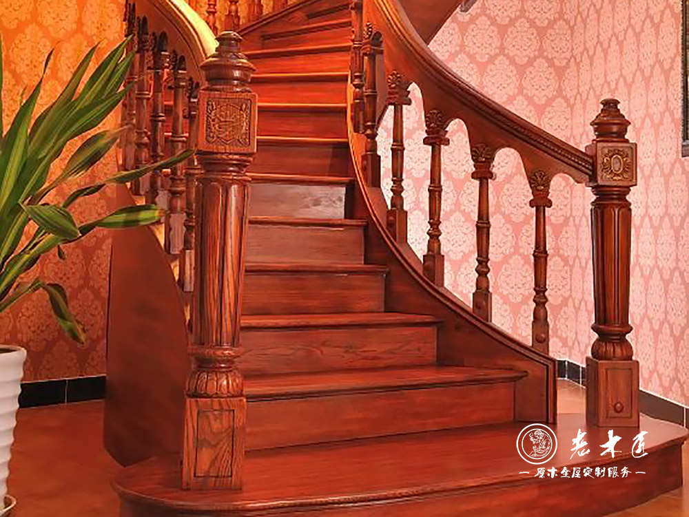 室内楼梯装修品牌 实木楼梯扶手品牌