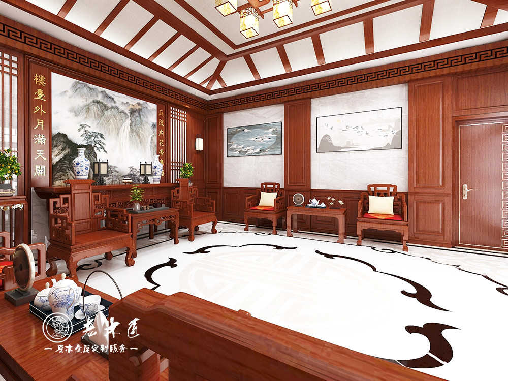 中式客厅装修图片_中式风格设计效果图
